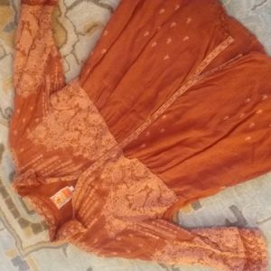 Johnny Was top with eyelet details